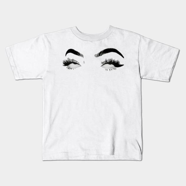 eyeroll Kids T-Shirt by WitchyAesthetics